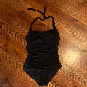 Black One-Piece Swimsuit
